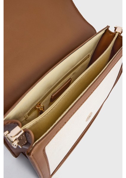 Kısa Saplı Hasır Garnili Çanta Taba 121L9344000 fiyatları