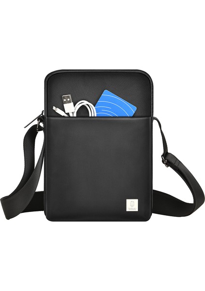 Hali Serisi Sling 1680D Su Geçirmez Polyester Kumaş Çapraz Askılı Vücut Çantası Siyah indirimleri