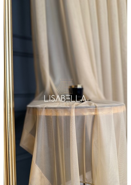 Saf Elegans Sütlü Kahve Renk Orjinal Grek Tül (1x2 Pile )