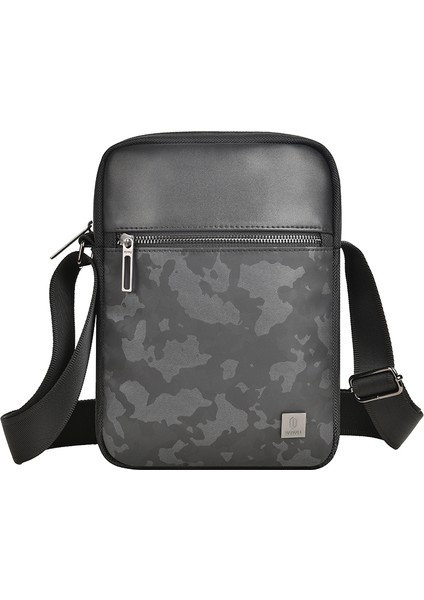 Salem Serisi Sling Su Geçirmez Polyester Kumaş Çapraz Askılı Vücut Çantası Siyah