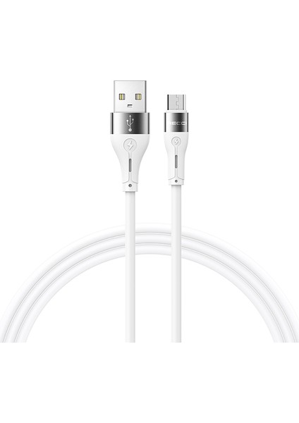 RS11M Swift Serisi Usb-A To Micro 2.4A Hızlı Şarj Özellikli Data ve Şarj Kablosu 1m Beyaz