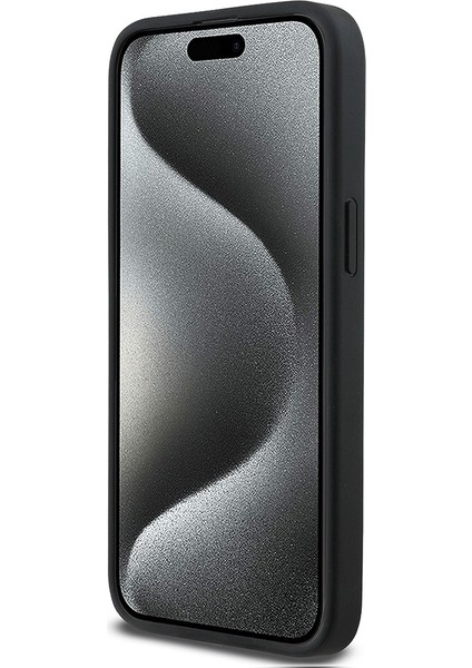 iPhone 15 Pro Max Uyumlu Kılıf Bmw Lisanslı Karbon Fiber ve Metal Logolu Pu Deri Kapak Siyah indirimleri