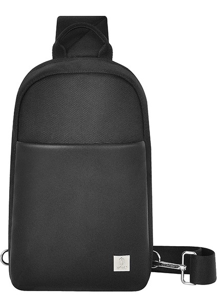 Hali Serisi Crossbody 1680D Su Geçirmez Naylon Kumaş Omuz Askılı Çapraz Vücut Çantası Siyah