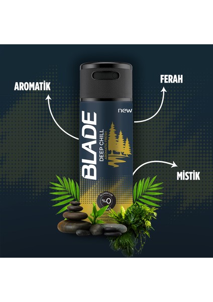 Deep Chill Edt Erkek Parfüm 70 ml & Deodorant 3X150 ml modelleri