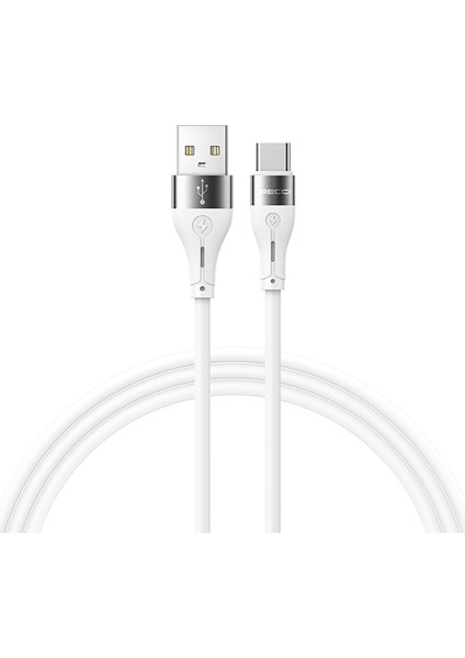 RS11C Swift Serisi Usb-A To Type-C 3A Hızlı Şarj Özellikli Data ve Şarj Kablosu 1m Beyaz