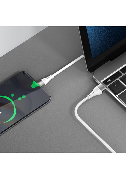 RS11C Swift Serisi Usb-A To Type-C 3A Hızlı Şarj Özellikli Data ve Şarj Kablosu 1m Beyaz fiyatları