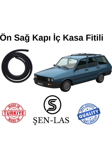 Renault Reno-12 Station Wagon Şen-Las Sağ Ön Kapı Fitili ŞL0101