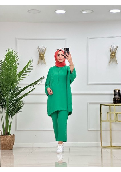 Gömlekli Ayrobin Pantolonlu Takım