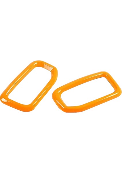 Ford Ranger 2023 2024 Araç Gösterge Paneli Yan Klima Çıkışı Çerçeve Kapağı Döşeme Iç Aksesuarlar Turuncu (Yurt Dışından)