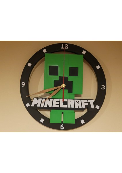 Minecraft Duvar Saati