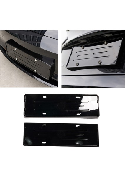 Tesla Model 3 Highland 2024 Araç Plaka Çerçevesi, Ön + Arka Plaka Tutucu Aksesuarları, B Için (Yurt Dışından) modelleri