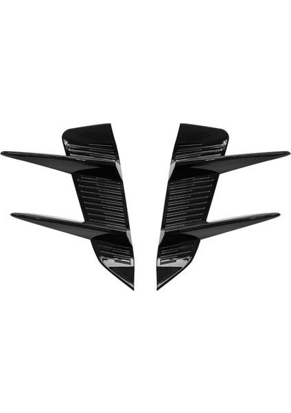 Araba Ön Tampon Spoiler Yan Hava Firar Ayar Kapağı Trim Için Mg 4 Mg4 Ev Mulan 2023 Aksesuarları (Yurt Dışından)