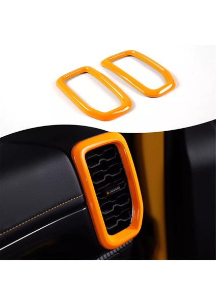 Ford Ranger 2023 2024 Araç Gösterge Paneli Yan Klima Çıkışı Çerçeve Kapağı Döşeme Iç Aksesuarlar Turuncu (Yurt Dışından) modelleri