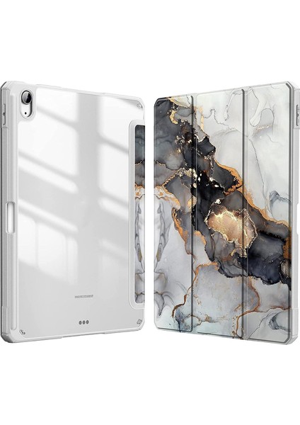 Xiaomi Pad 6 / Pad 6 Pro Için Mermer Akıllı Deri Kılıf (Yurt Dışından)