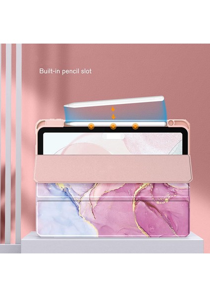 Xiaomi Pad 6 / Pad 6 Pro Için Mermer Akıllı Deri Kılıf (Yurt Dışından) fırsatları