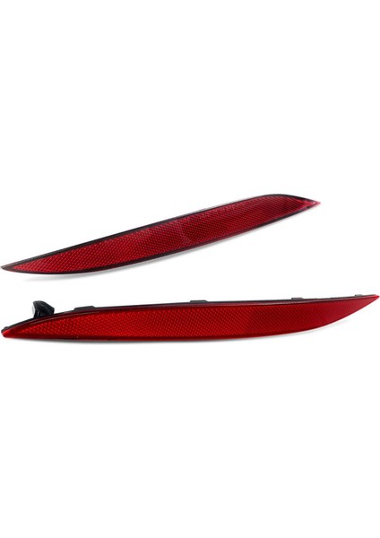 1 Çift Sol ve Sağ Kırmızı Tampon Refleks Reflektör Işık Lambası 1034342-00-C 1034343-00-C Tesla Model x 2016-2023 Için (Yurt Dışından)