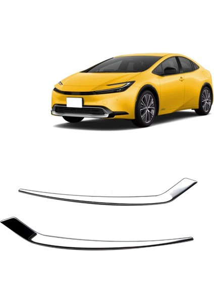 Toyota Prius 60 Serisi 2023 Aksesuarları Için Arka Tampon Sis Işık Kapağı Trim, Krom 2 Adet (Yurt Dışından) modelleri