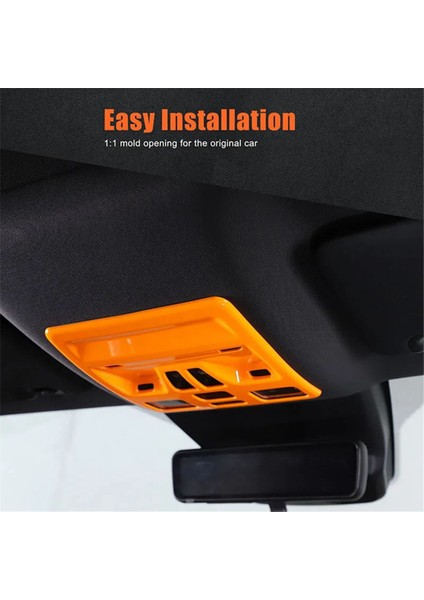 Ford Ranger 2023 2024 Araba Ön Okuma Işığı Çerçeve Kapağı Döşeme Iç Aksesuarlar Turuncu (Yurt Dışından) indirimleri