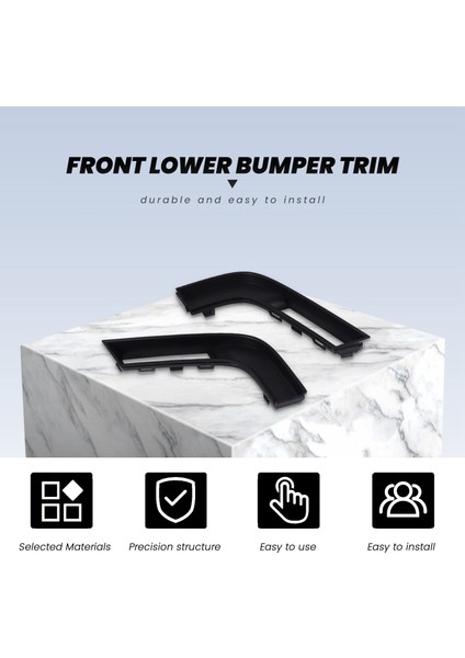 2016+ Audı A3 S3 Araba Ön Alt Tampon Düzenleme Çift Seti Sol Sağ 8V3807823 8V3807824 (Yurt Dışından) indirimleri