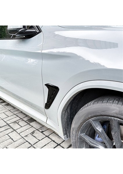 Bmw X3 G01 X4 G02 2018+ Araba Ön Yan Çamurluk Hava Çıkış Kapağı Döşemesi Araba Stil Havalandırma Çamurluğu Parlak Siyah (Yurt Dışından) modelleri