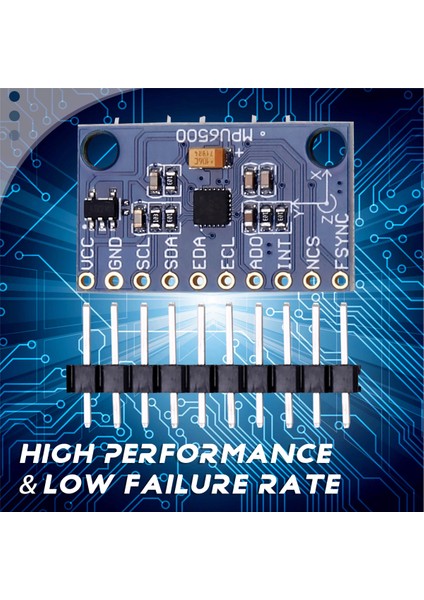 10 Adet MPU6500 Jiroskop Ivmeölçer Sensör Modülü 6 Eksenli GY-6500 Sensör Modülü Iıc Iletişim Protokolü (Yurt Dışından) indirimleri