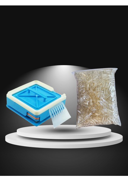 Kapsül Dolum Aparatı "00" ve 1000 Adet Boş Kapsül "00" Beraber fiyatları