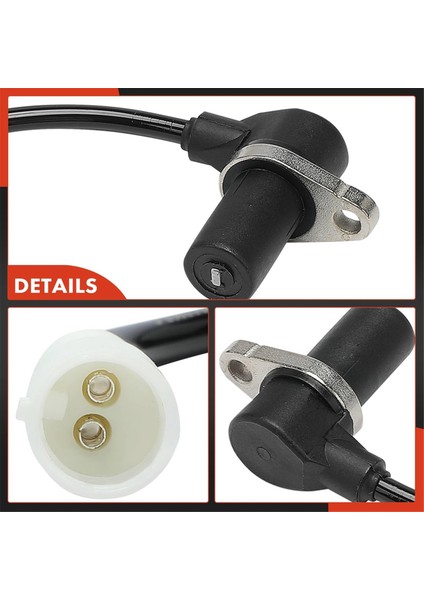 Pontiac Gto 2004 2005 2006 Için Abs Tekerlek Hız Sensörü, Arka Sürücü Veya Yolcu Tarafı, 92050125 SU9463'Ü Değiştirin (Yurt Dışından) indirimleri