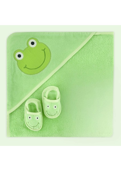 Bebek Havlu Kundak Seti Frog modelleri