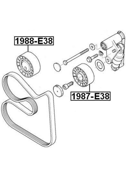 Kemer Gergi Avara Kasnağı 11281748131 Bmw E34 E36 E39 E46 E53 X5 E60 E83 E85 (Yurt Dışından) indirimleri