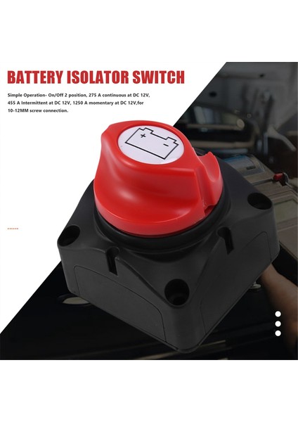 12V Akü Bağlantı Kesme Döner Anahtarı Kesme Açma/kapama Su Geçirmez Deniz Anahtarı Araba Suv Rv Deniz Teknesi Için (Yurt Dışından) modelleri