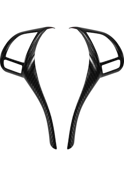 Nissan Qashqai J11 X-Trail Teana Altima 2013-2018 Karbon Fiber Direksiyon Simidi Anahtarı Düğme Kapağı Kapak Şerit Trim (Yurt Dışından)