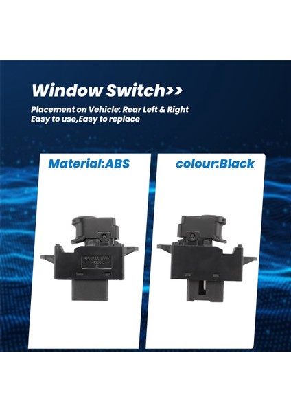 Araba Arka Elektrikli Cam Anahtarı Sol Sağ Hyundaı Accent Solarıs 2011-2017 935801R001 93580-1R001 (Yurt Dışından) fırsatları