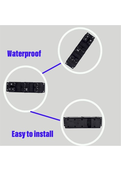 Araba Ön Sol Taraf Elektrikli Güç Ana Pencere Kaldırma Kontrol Anahtarı 93570-1R210 Hyundai Accent 2015-2017 Lhd Için (Yurt Dışından) indirimleri