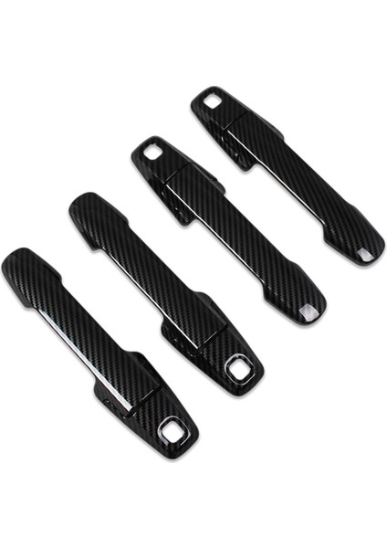 Suzuki Spacia Custom MK53S 2023 2024 Araba Kapı Kolu Kapağı Döşeme Dış Aksesuarlar - Abs Karbon Fiber (Yurt Dışından)