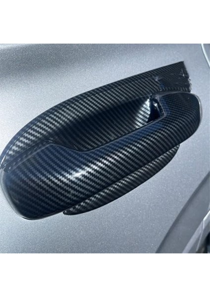 Hyundai Palisade 2019-2024 Araba Dış Kapı Kolları Kapak Trim Aksesuarları Abs Karbon Fiber (Yurt Dışından) indirimleri