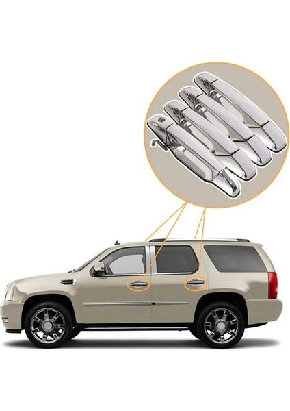 Araba Ön Arka Lh Rh Dış Kapı Kolu Chevy Silverado Tahoe Gmc Yukon 25960525 25960526 25960521 25960522 (Yurt Dışından) modelleri