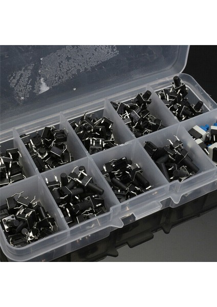 180 Adet 10 Değer Dokunsal Basmalı Düğme Anahtarı Mini Anlık Inceliğini Çeşitli Kitleri (Yurt Dışından) fırsatları