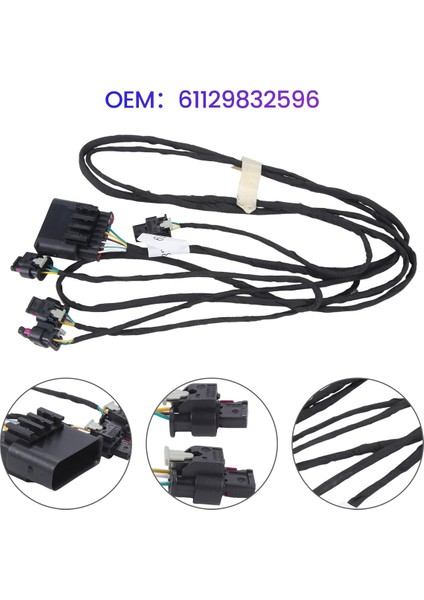 61129832596 Araba Ön Tampon Park Sensörü Kablo Demeti Pdc Kablosu Bmw 5 Serisi G30 G31 2017-2024 (Yurt Dışından)