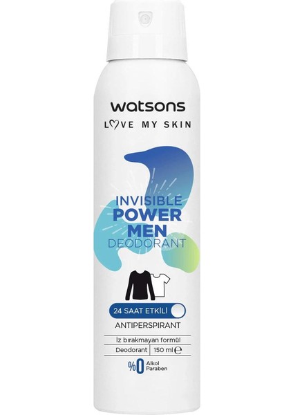 Invisible Power Men Deodorant Sprey 5x150ml fiyatları