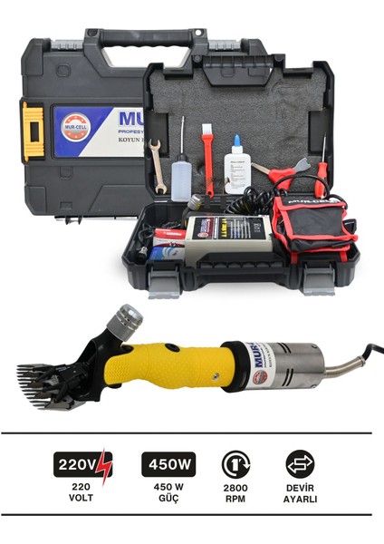 Sxl 2020D 450WATT Şarjlı Koyun Kırpma Makinesi Yedek Bıçaklı fiyatları