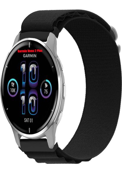 Garmin Venu2 Plus ile Uyumlu Kordon Alpine Loop Döngü Spor Kayış