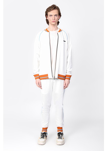 Isaora Logolu Şerit Detaylı Regular Fit Kolej Yaka Sweat Erkek Sweat ISR8111 100 fiyatları