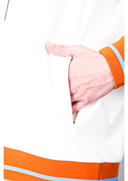 Isaora Logolu Şerit Detaylı Regular Fit Kolej Yaka Sweat Erkek Sweat ISR8111 100 indirimleri