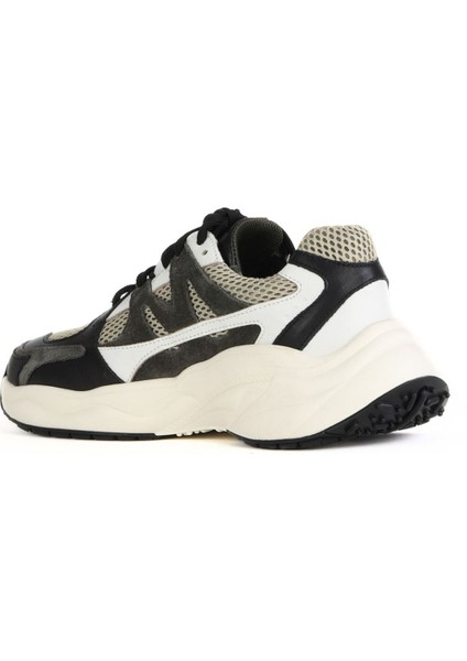 Siyah Deri-File Erkek Spor Ayakkabı 10MA2891387 10MA2891387 fırsatları