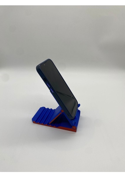 Çok Açılı Ayarlanabilir Telefon Standı, Renkli, Katlanabilir, Ergonomik Tasarım, Mavi fiyatları
