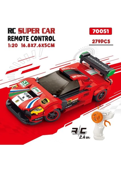 70051 279 Pcs Yapı Seti Uk Ferrari