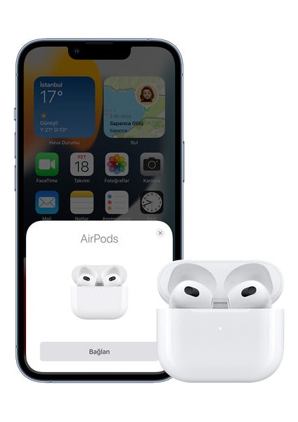 Aple AirPods 3, nesil Mikrofonlu Dokunmatik Bluetooth Kulaklık modelleri