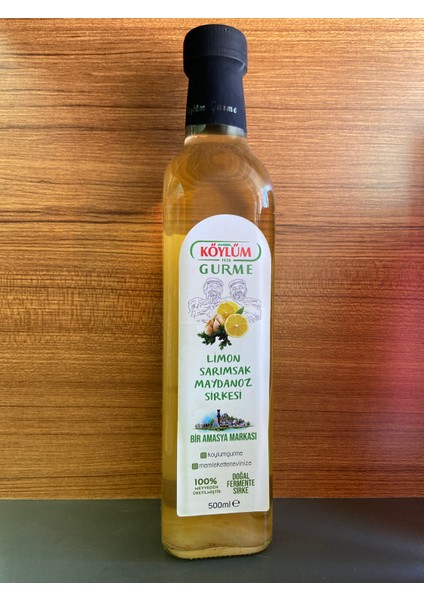 Limon Sarımsak Maydanoz 500 ml Doğal Fermente