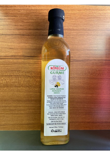 Limon Sarımsak Maydanoz 500 ml Doğal Fermente fiyatları