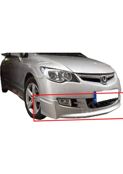 Honda Fd6 2007-2009 Makyajsız Kasa Ön Tampon Eki (( Boyasız )) fiyatları